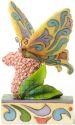 Jim Shore 4037651 Butterfly on Flowers Figurine