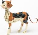 Jim Shore 4037658 Walking Calico Cat Figurine