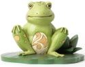 Jim Shore 4037670 Frog on Lily Pad Figurine