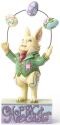 Jim Shore 4037674 Easter Bunny Juggling Eggs Figurine