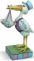 Jim Shore 4039481 Mini Stork w Baby