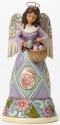 Jim Shore 4040545 Angel w Basket and Eg Figurine