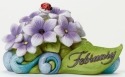 Jim Shore 4040656 February Flower Vio Figurine