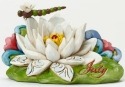 Jim Shore 4040661 July Flower Waterli Figurine