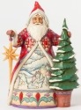 Jim Shore 4041067 Winter Scene Santa