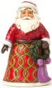 Jim Shore 4041072 Pint Size Santa Wreath