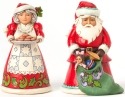 Jim Shore 4041073 Set 2 Pint Santa Mr