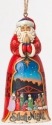 Jim Shore 4041107 Silent Night Santa Ornament