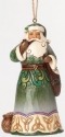 Jim Shore 4041111 Irish Santa Ornament