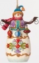 Jim Shore 4041115 Snowman Ornament