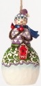 Jim Shore 4041116 Snowman and Birdhouse Ornament