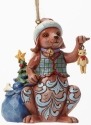 Jim Shore 4041121 2014 Christmas Dog Ornament