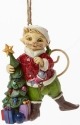 Jim Shore 4041122 2014 Christmas Cat Ornament