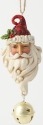 Jim Shore 4041125 Santa and Dangling Bell Ornament