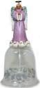 Jim Shore 4041128 Angel Glass Bell Ornament
