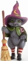 Jim Shore 4041139 Witch Cat and Broom