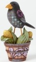 Jim Shore 4041148 Mini Crow on Basket