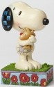 Jim Shore Peanuts 4042377 Snoopy and Woodstock Hug