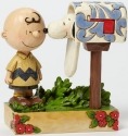 Jim Shore Peanuts 4042380 Charlie Brown Mailbox