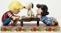 Jim Shore Peanuts 4042385 Schroeder with Lucy and