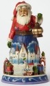 Jim Shore 4042963 Santa w Train Figurine