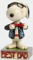 Jim Shore Peanuts 4043615 Fathers Day Snoopy