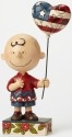 Jim Shore Peanuts 4043618 Patriotic Charlie Brown