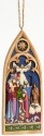 Jim Shore 4044106 Cathedral Window Na Ornament