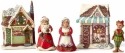 Jim Shore 4044516 Set 5 Santa's Works Figurine
