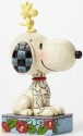 Jim Shore Peanuts 4044677i My Best Friend Snoopy and Woodstock Personality Pose