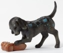 Jim Shore 4045272 Dog w Shoe Figurine