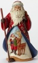 Jim Shore 4046759 Lapland Santa w Sce Figurine