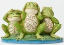 Jim Shore 4047051 Frogs Covering Eyes Figurine