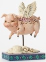 Jim Shore 4047052 Pig Flying Figurine