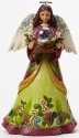 Jim Shore 4047055 Angel w Bird in Gla Figurine