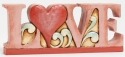 Jim Shore 4047061 Love Word Figurine