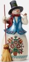 Jim Shore 4047659 Snowman w Pipe Wint Figurine