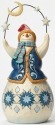 Jim Shore 4047765 Snowman w Moon and Figurine