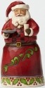 Jim Shore 4047774 Pint Santa w Cookie Figurine