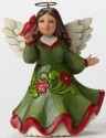 Jim Shore 4047776 Pint Red Green Ange Figurine