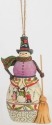 Jim Shore 4047793 Winter Scene Snowman Ornament