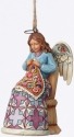 Jim Shore 4047805 Sewing Angel Ornament