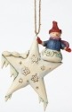 Jim Shore 4047806 Snowman on Star Ornament