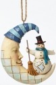 Jim Shore 4047807 Crescent Moon Snowm Ornament