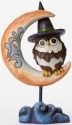 Jim Shore 4047841 Pint Owl on Crescen Figurine