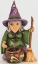 Jim Shore 4047845 Witch w Cauldron Mi Figurine