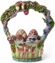 Jim Shore 4048850 Signs Of Springtime Woodland Set Of 5 Basket