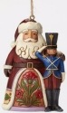 Jim Shore 4049410 Santa with Soldier Ornament