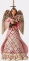 Jim Shore 4049413 Breast Cancer Angel Ornament