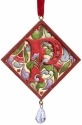 Jim Shore 4049423P Monogram P Ornament